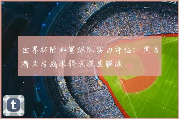 世界杯附加赛球队实力评估：黑马潜力与战术弱点深度解读